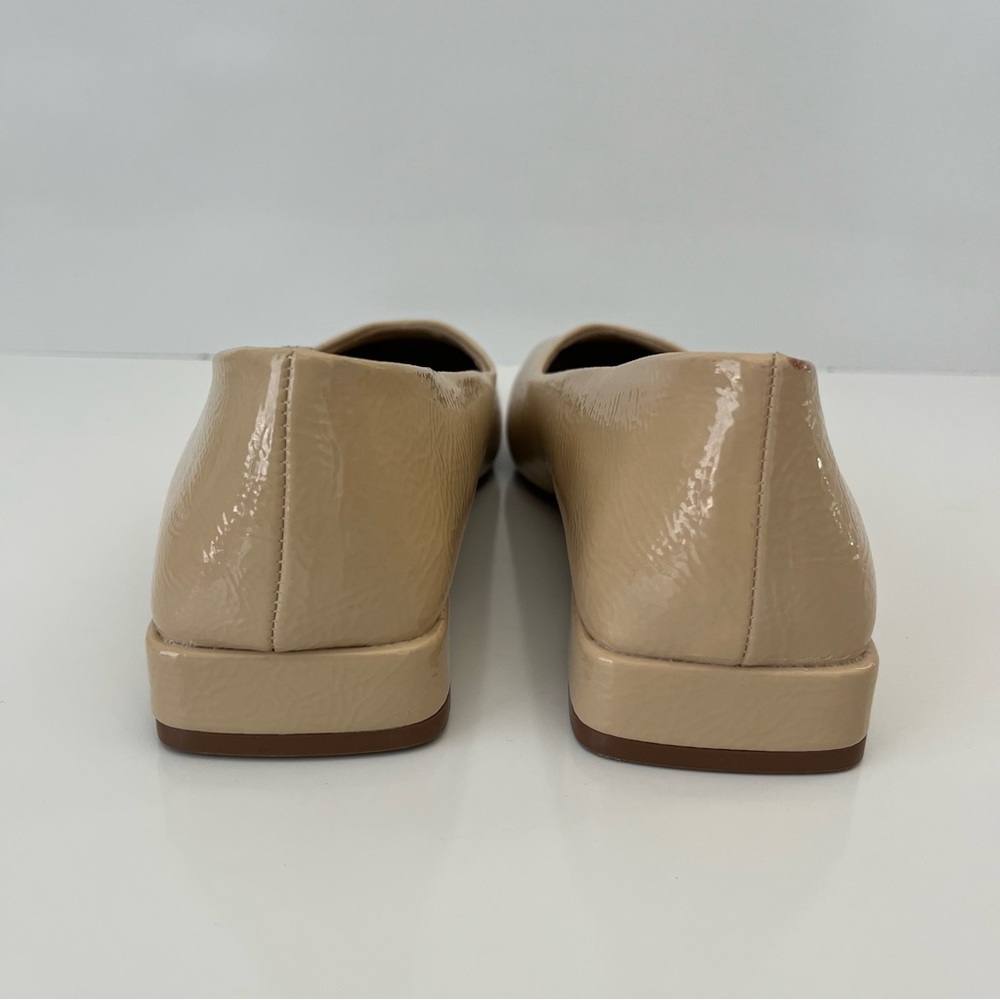 SEYCHELLES Penny V Square Toe Ballet Flat In Beige NEW - Picture 10 of 13